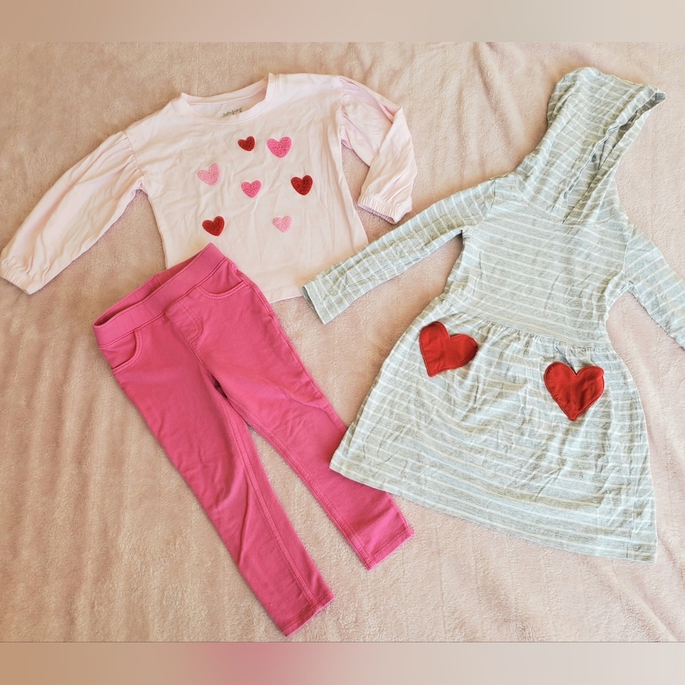 Valentine Heart Outfit Bundle